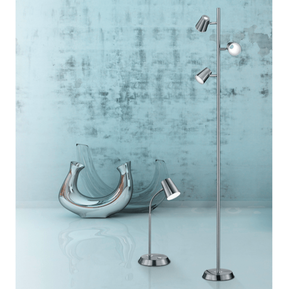 Lampadaire pour Salon Argenté Moderne