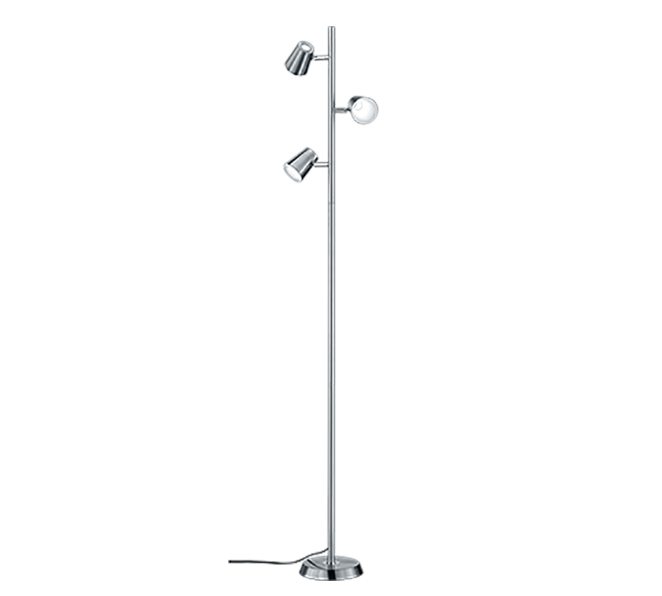Lampadaire pour Salon Argenté Moderne