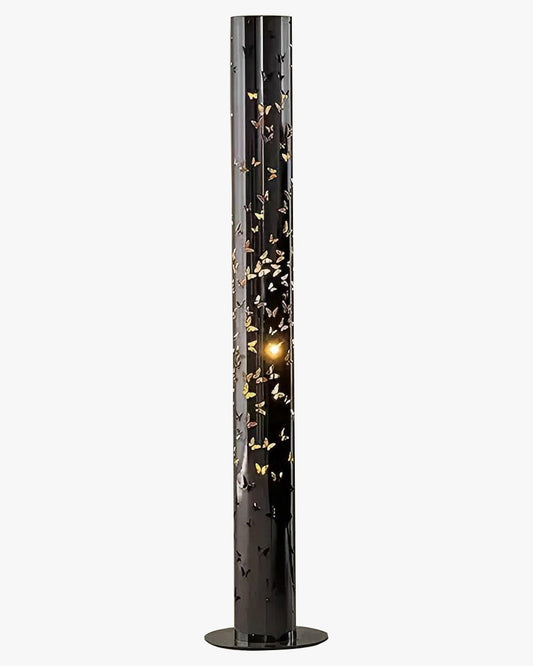 Lampadaire Cylindrique Ambiance Papillons