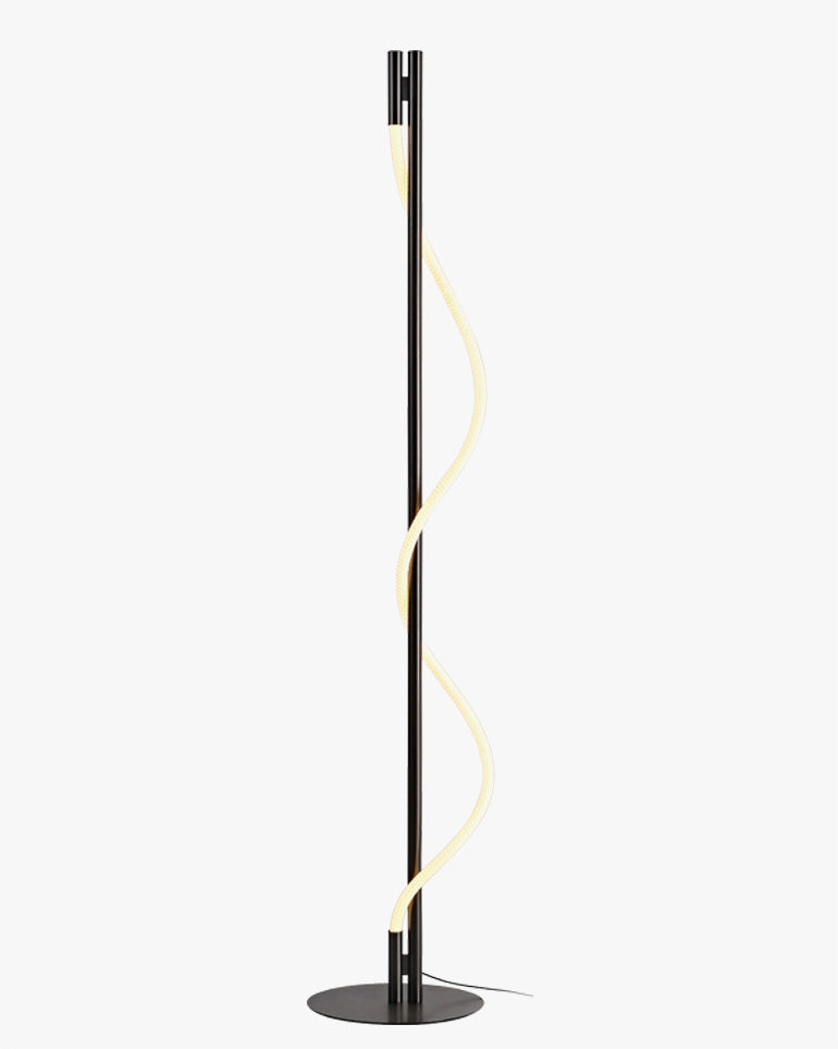Lampadaire Fin Cylindrique LED