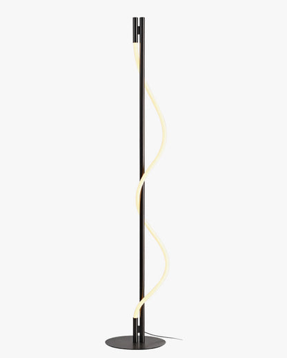 Lampadaire Fin Cylindrique LED