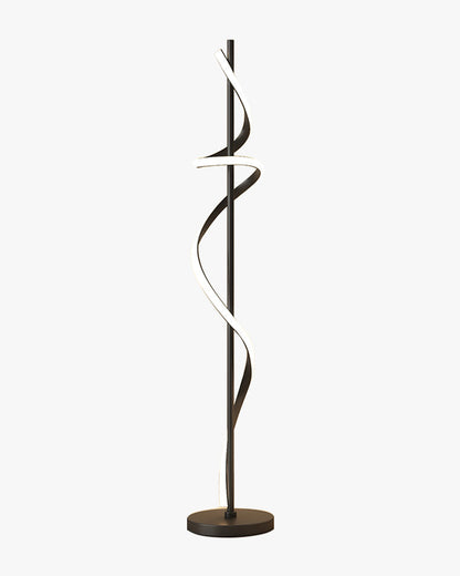 Lampadaire LED "Spiral Glow"