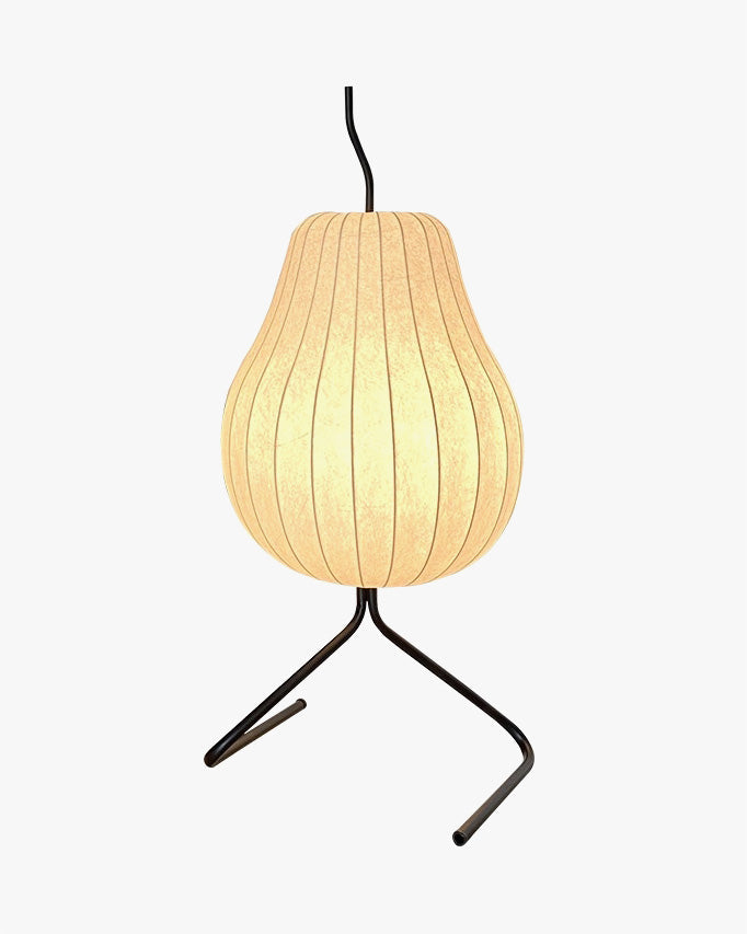 Lampadaire Lanterne Poire en Soie