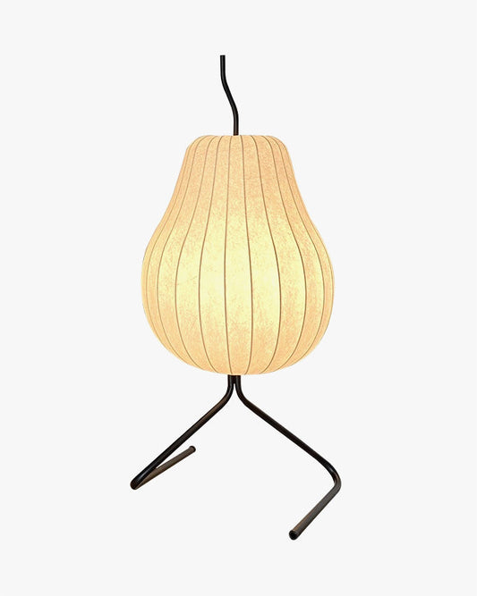 Lampadaire Lanterne Poire en Soie