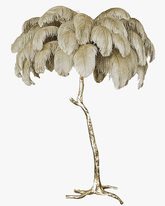 Lampadaire "Oasis de Plumes"