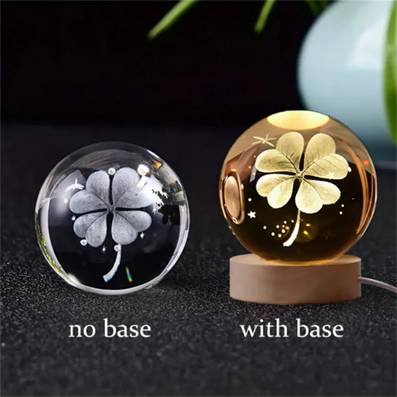 Lampe 3D Planète Cristal - CosmoLumière