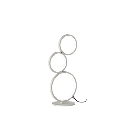 Lampe À Poser Blanche - LED Cercles