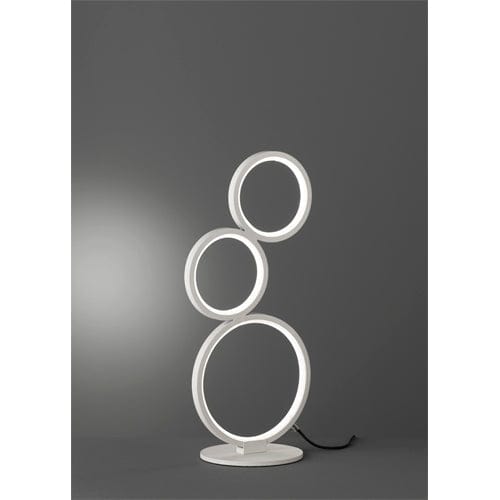 Lampe À Poser Blanche - LED Cercles