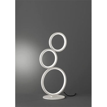 Lampe À Poser Blanche - LED Cercles