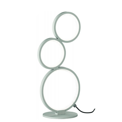 Lampe À Poser Blanche - LED Cercles