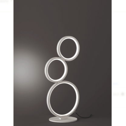 Lampe À Poser Blanche - LED Cercles