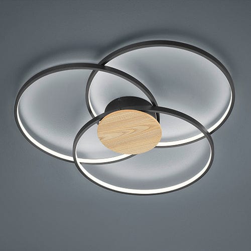 Lampe De Plafond Chambre - CERCLE Bois & Noir