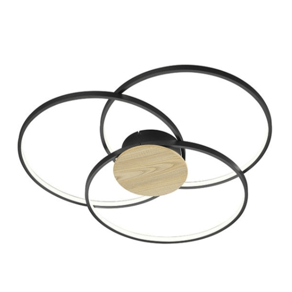 Lampe De Plafond Chambre - CERCLE Bois & Noir