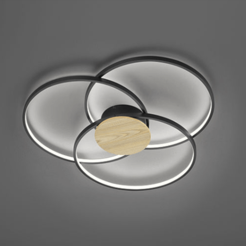 Lampe De Plafond Chambre - CERCLE Bois & Noir