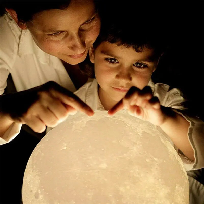 Lampe Lunaire Tactile - Éclat Cosy pour Salon