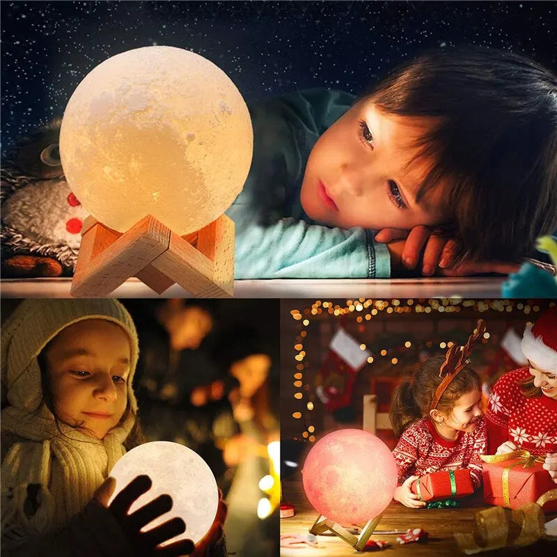 Lampe Lunaire Tactile - Éclat Cosy pour Salon