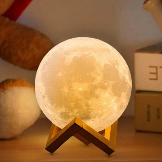 Lampe Lunaire Tactile - Éclat Cosy pour Salon