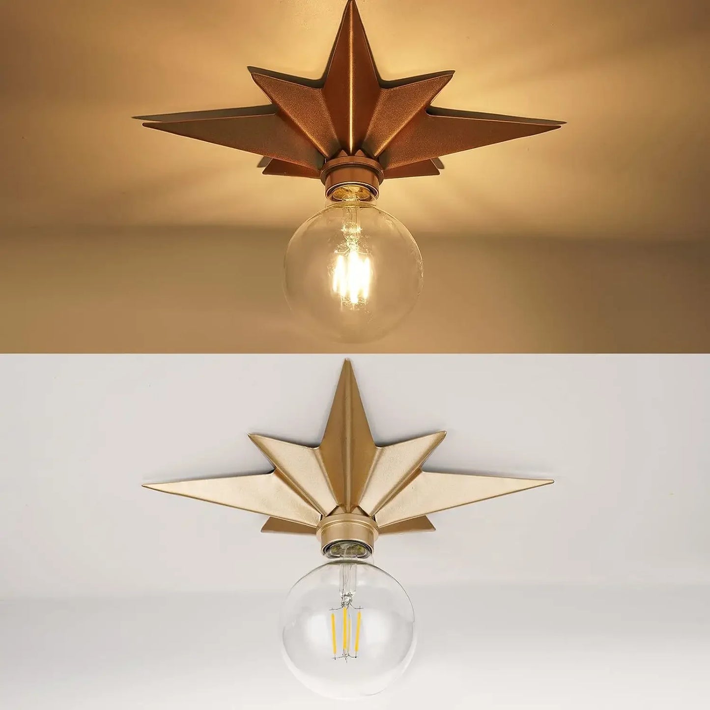Lampe Murale STARLIGHT - Etoile Dorée LED
