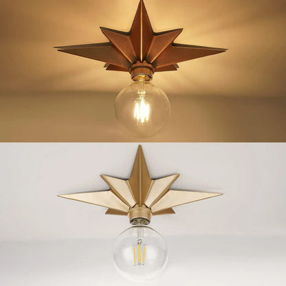 Lampe Murale STARLIGHT - Etoile Dorée LED