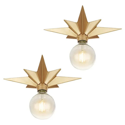 Lampe Murale STARLIGHT - Etoile Dorée LED