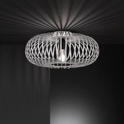 Lampe Plafond Boule Metal - Style Industriel