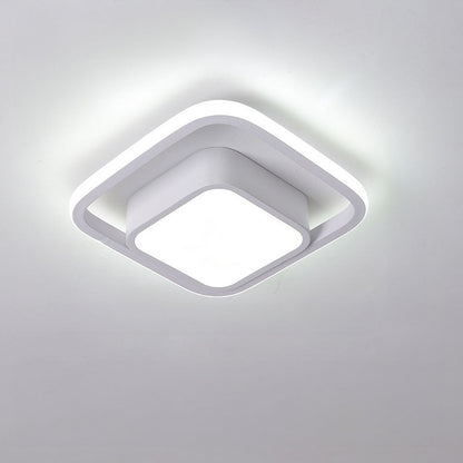 Lampe Plafond LED Duo Anneaux - Éclat Minimaliste