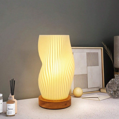 Lampe Sereine Wavecrest - Luminaire Décoratif Moderne pour Salon