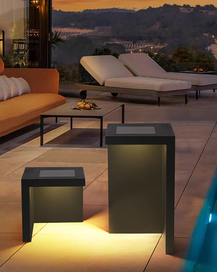 Lampe Solaire Cube Lounge – Éclairage d’Ambiance pour Terrasse et Jardin
