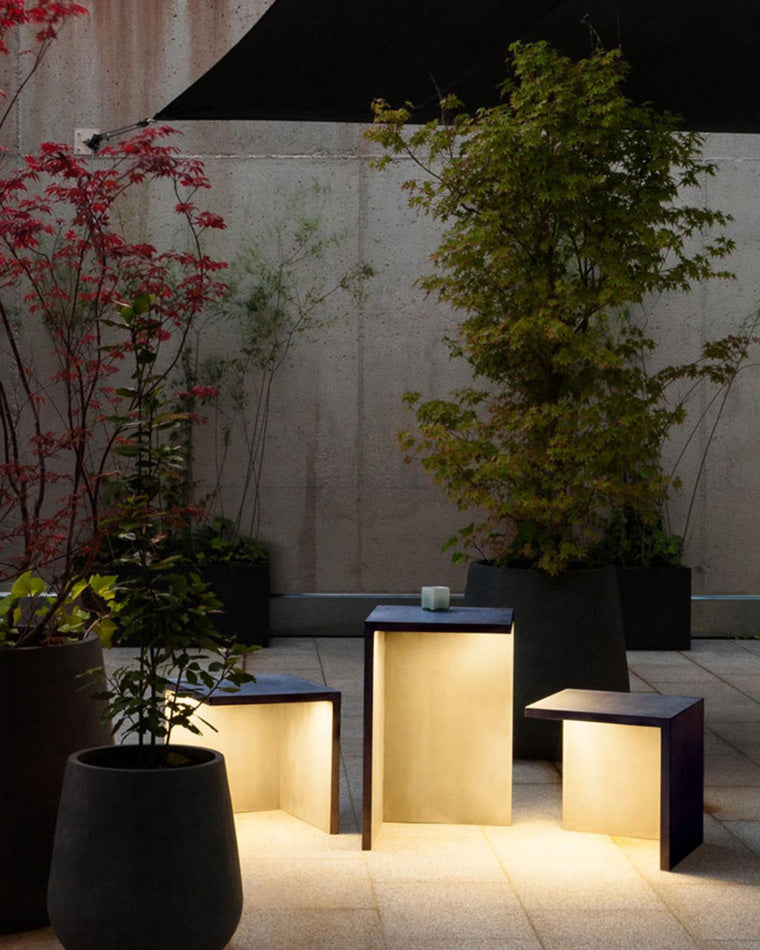 Lampe Solaire Cube Lounge – Éclairage d’Ambiance pour Terrasse et Jardin