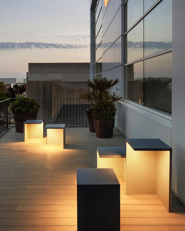 Lampe Solaire Cube Lounge – Éclairage d’Ambiance pour Terrasse et Jardin