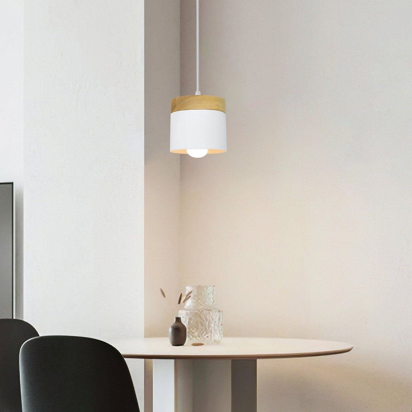 Lampe Suspension Bois Nordique