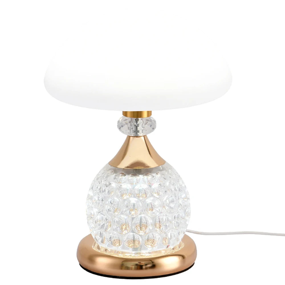 Lampe d'Ambiance Champignon Cristal - Éclat Naturel