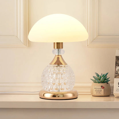 Lampe d'Ambiance Champignon Cristal - Éclat Naturel