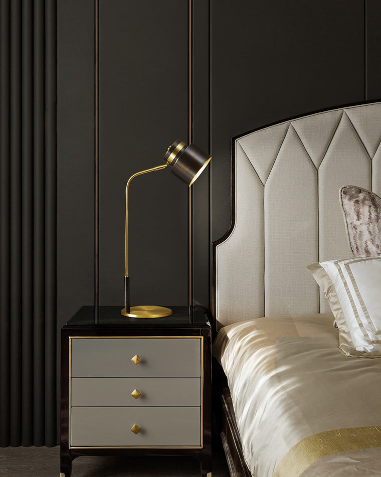 Lampe de Bureau - Arc en Laiton