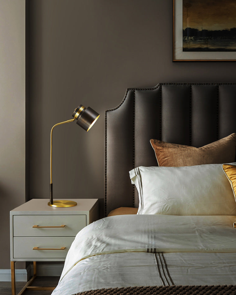 Lampe de Bureau - Arc en Laiton