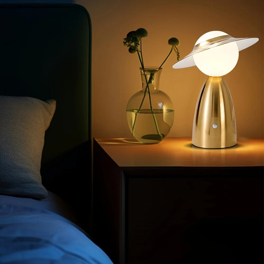 Lampe de Bureau Sans Fil - Éclat Moderne LED