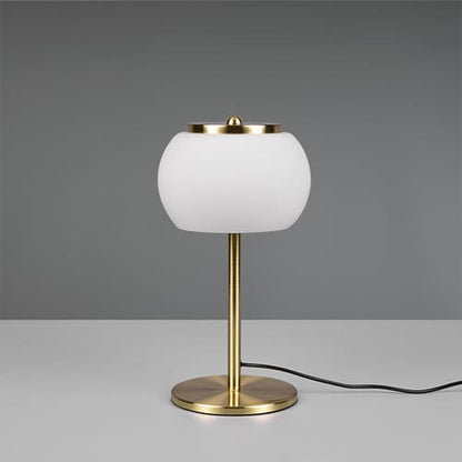 Lampe de Chevet Dorée En Verre Soufflé