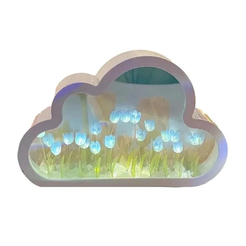 Lampe de Chevet Tulipe Nuage - Étoile Douce