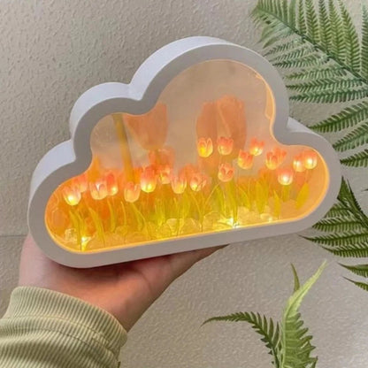 Lampe de Chevet Tulipe Nuage - Étoile Douce