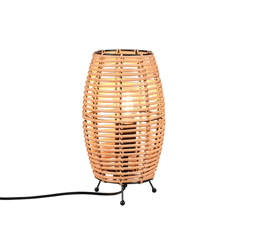 Lampe de Chevet en Rotin - Style Boheme Naturel