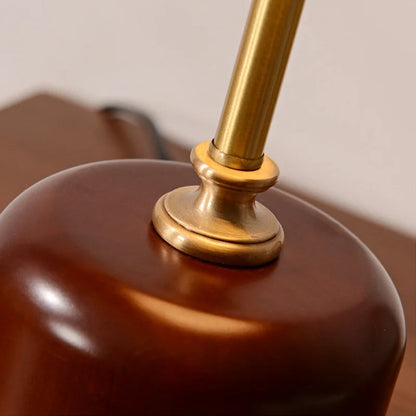 Lampe de Table Champignon LED - Élégance Lumineuse en Verre et Bois