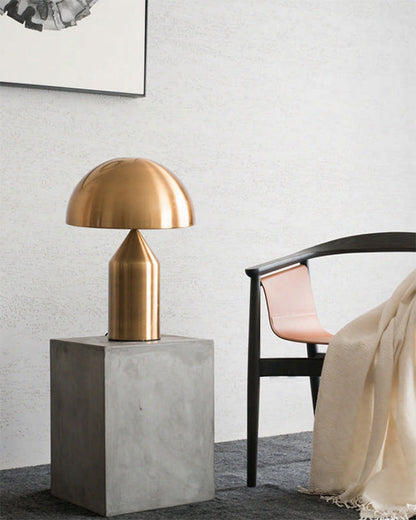 Lampe de Table Champignon en Métal