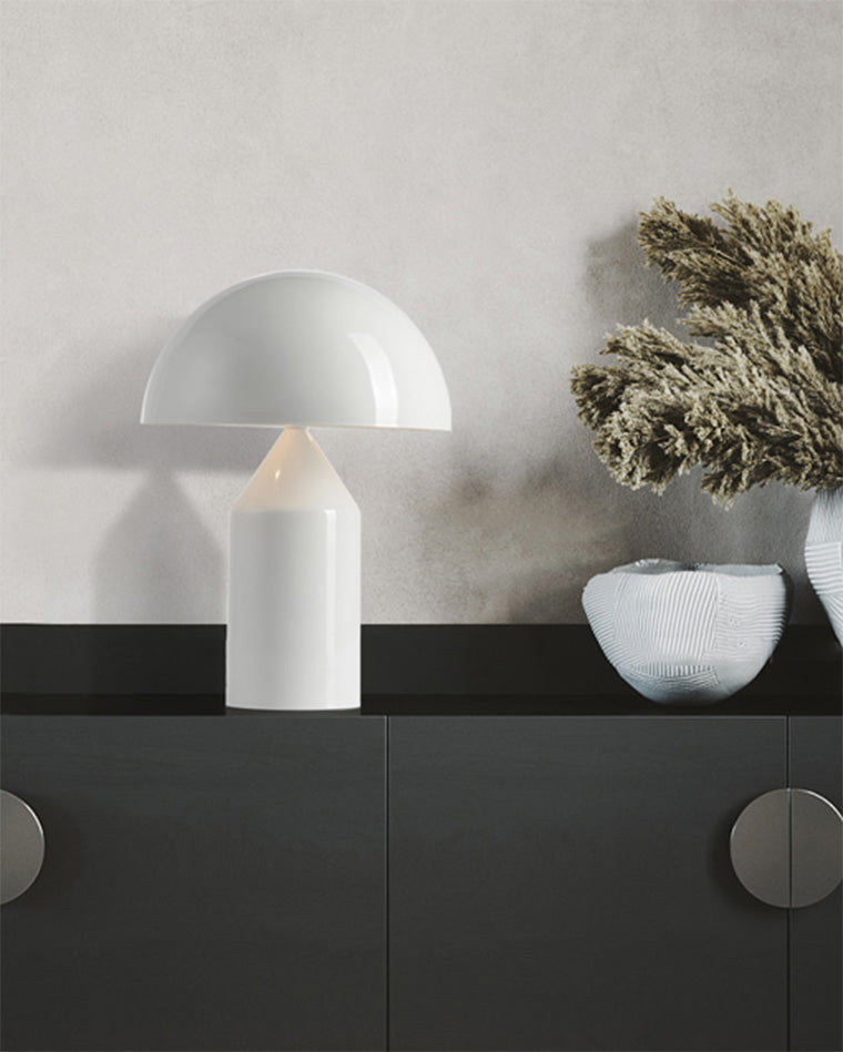 Lampe de Table Champignon en Métal