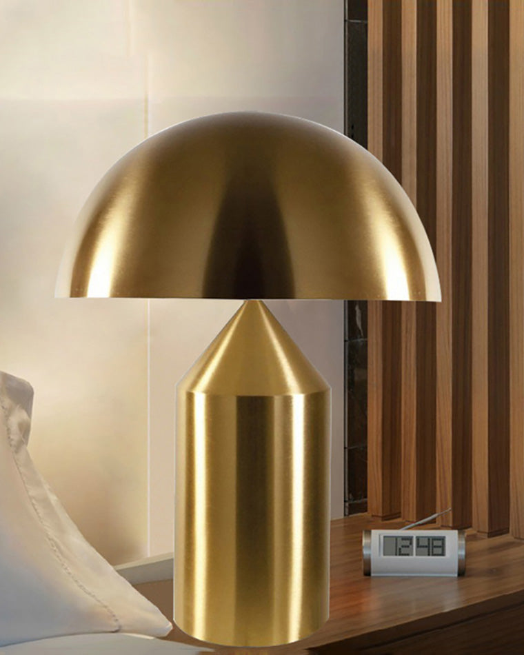 Lampe de Table Champignon en Métal