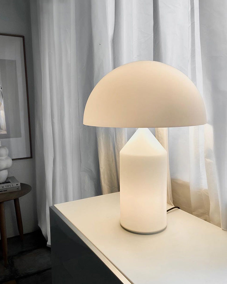 Lampe de Table Champignon en Métal