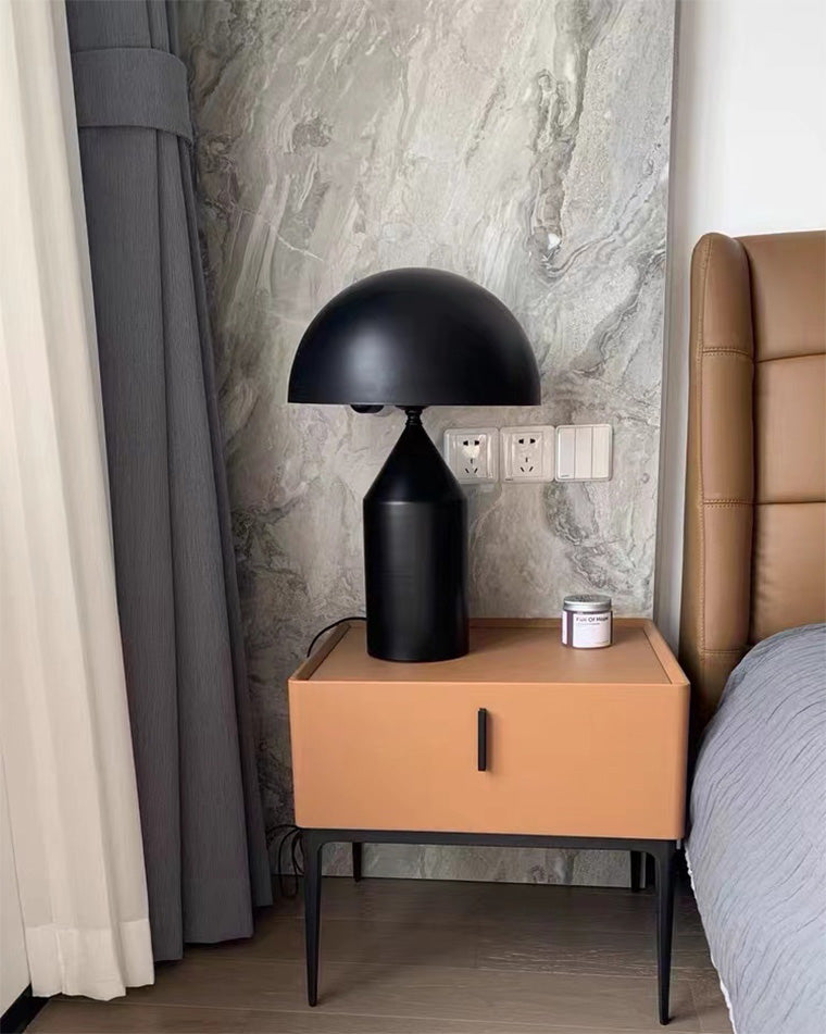 Lampe de Table Champignon en Métal