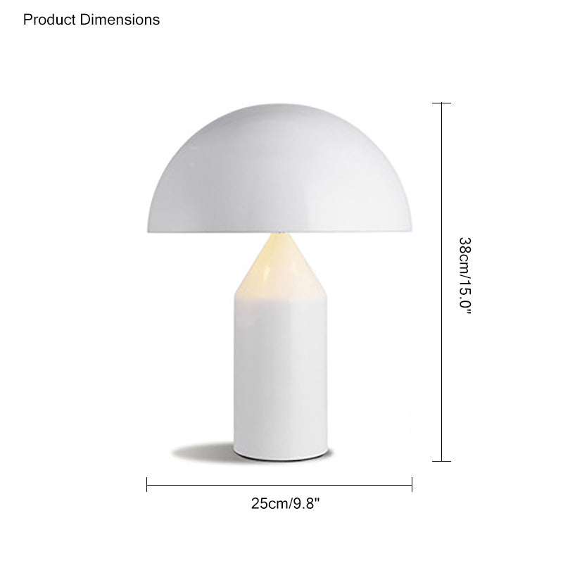 Lampe de Table Champignon en Métal