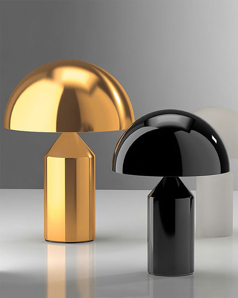 Lampe de Table Champignon en Métal