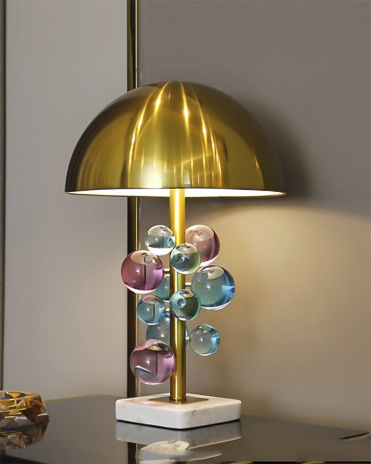 Lampe de Table - Dôme Éclatant