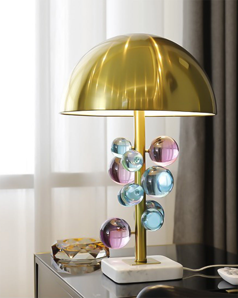 Lampe de Table - Dôme Éclatant